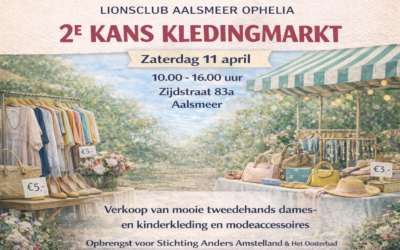 2de Kans Kledingmarkt zaterdag 11 april 2026